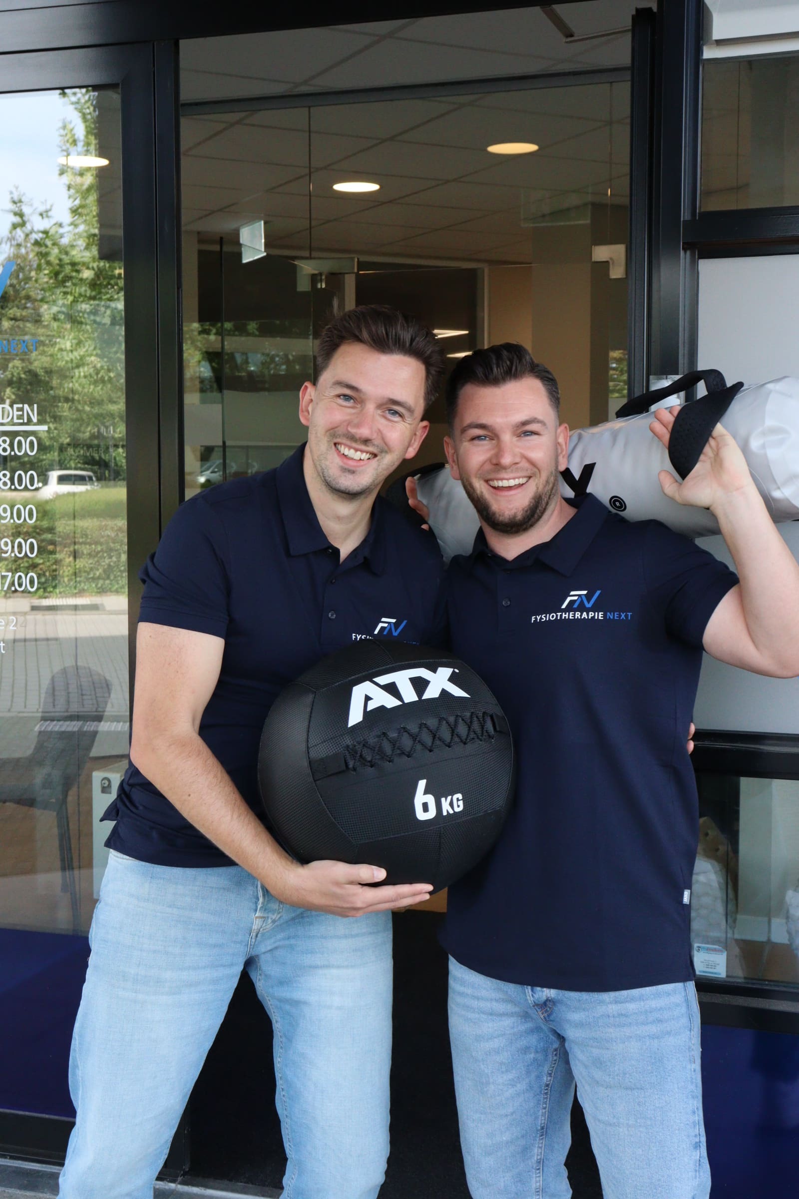 Tino en Kyle van Fysiotherapie Next